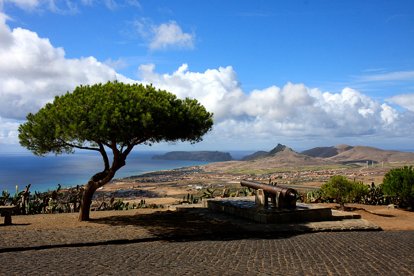 Porto Santo Golden Beach and Clear Turquoise Sea
